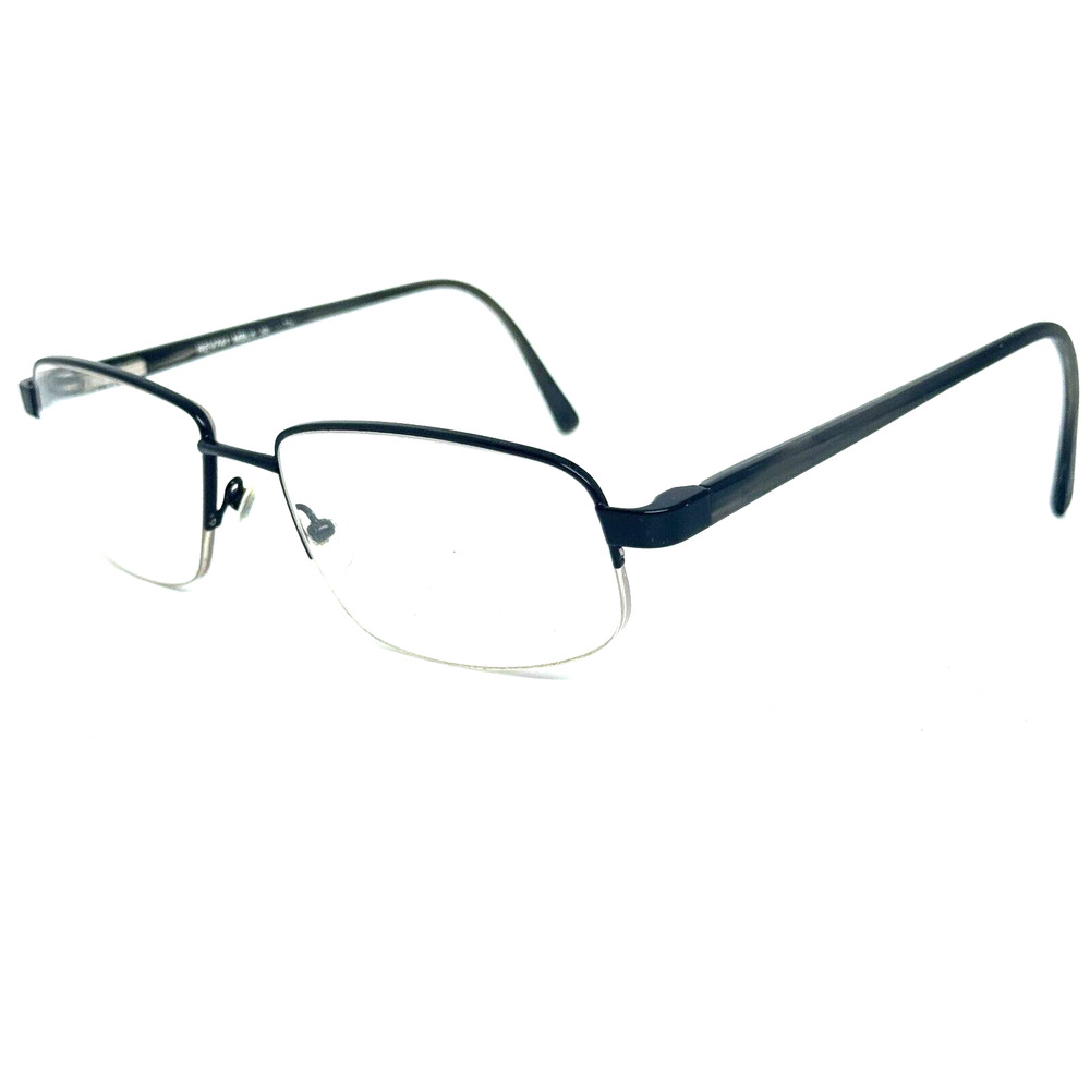 Revolution Eyewear REV741‎ MBLK 58-18-150 Black Half Rim Eyeglasses Frame H14528